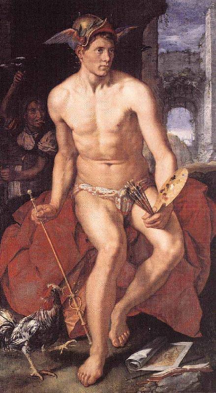 Hendrick Goltzius Mercury as personification of painting China oil painting art